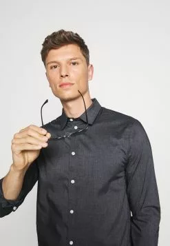 Pier One Skjorter - Blue Grey