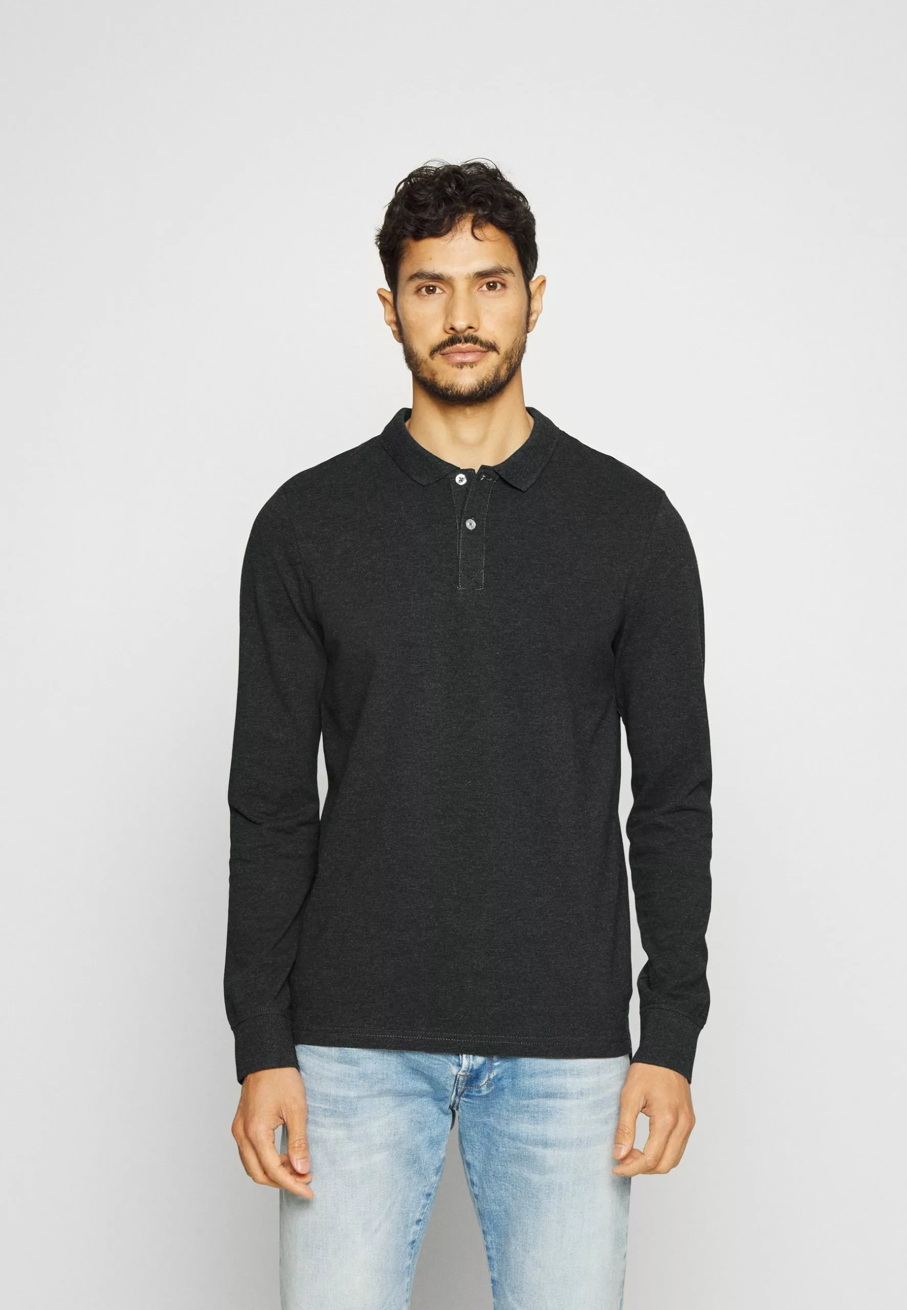 Pier One LONG SLEEVE 2 PACK - Poloshirts 4 Pier One LONG SLEEVE 2 PACK - Poloshirts - Billede 4