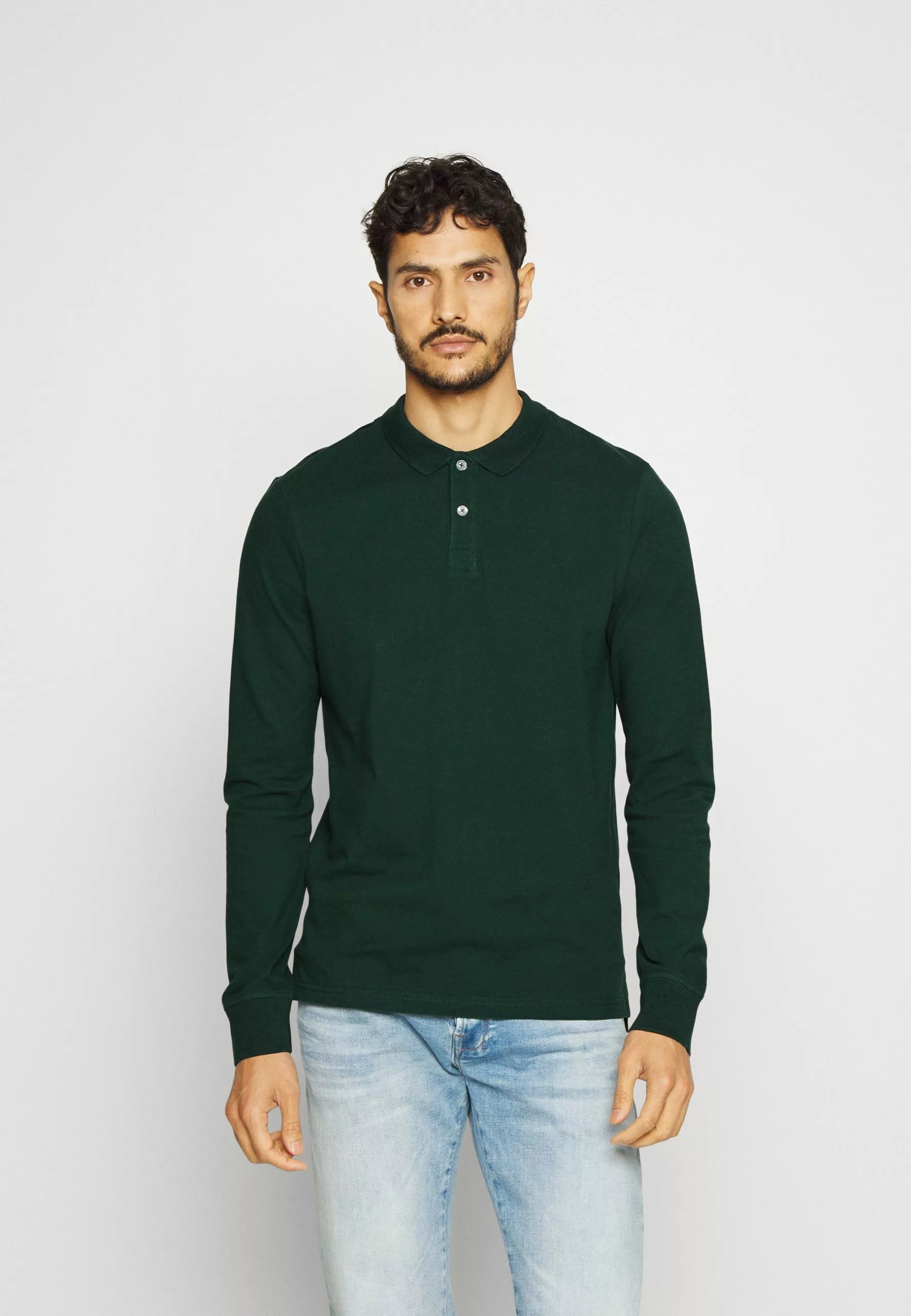 Pier One LONG SLEEVE 2 PACK - Poloshirts 2 Pier One LONG SLEEVE 2 PACK - Poloshirts - Billede 2