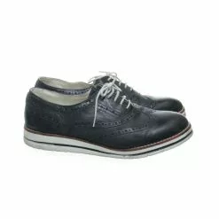 Pier One Derby Sko Blå SHOES-EU-40 Mand